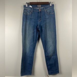 Mother Skinny Not Skinny Tea for Two Light Wash Blue Denim Jeans Size 25